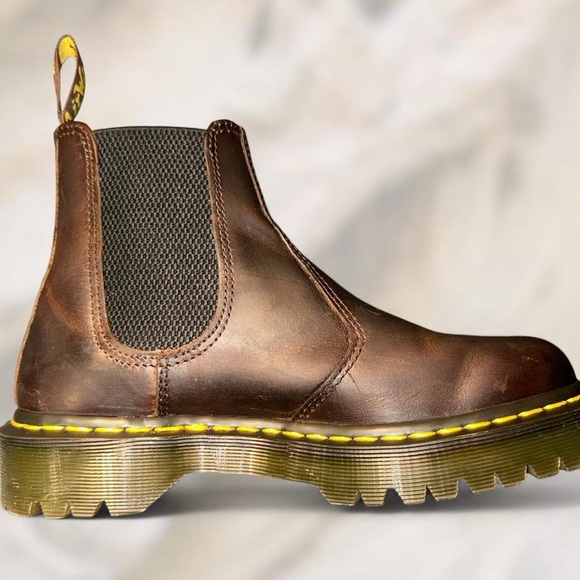 Dr Marten 2976 Chelsea Brown Leather Size 9 - Picture 4 of 7